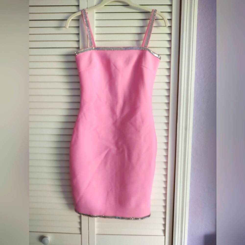 Fashion Nova Barbie Pink Bodycon Mini - Picture 8 of 11